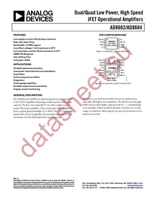 AD8682ARMZ-R2 datasheet  